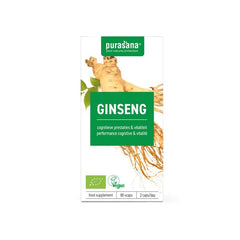 Purasana Ginseng vegan bio 80 Vegetarische capsules