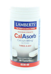 Lamberts Calasorb (calcium citraat) & Vitamine D3 60 Tabletten