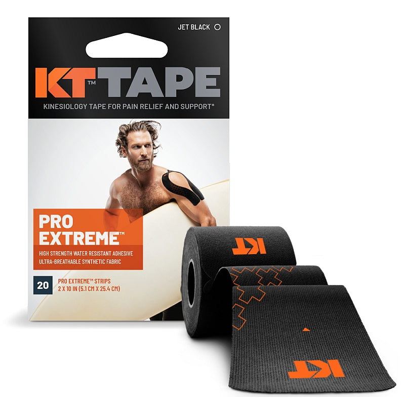 KT Tape Pro extreme precut 5 meter zwart 20 Stuks