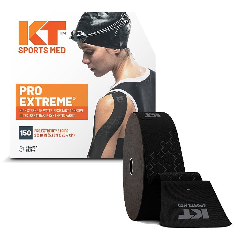 KT Tape Jumbo pro extreme roll 38 meter 150 strips zwart p 1 Stuks