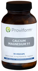 Proviform Calcium magnesium 1:1 & D3 90 Vegetarische capsules