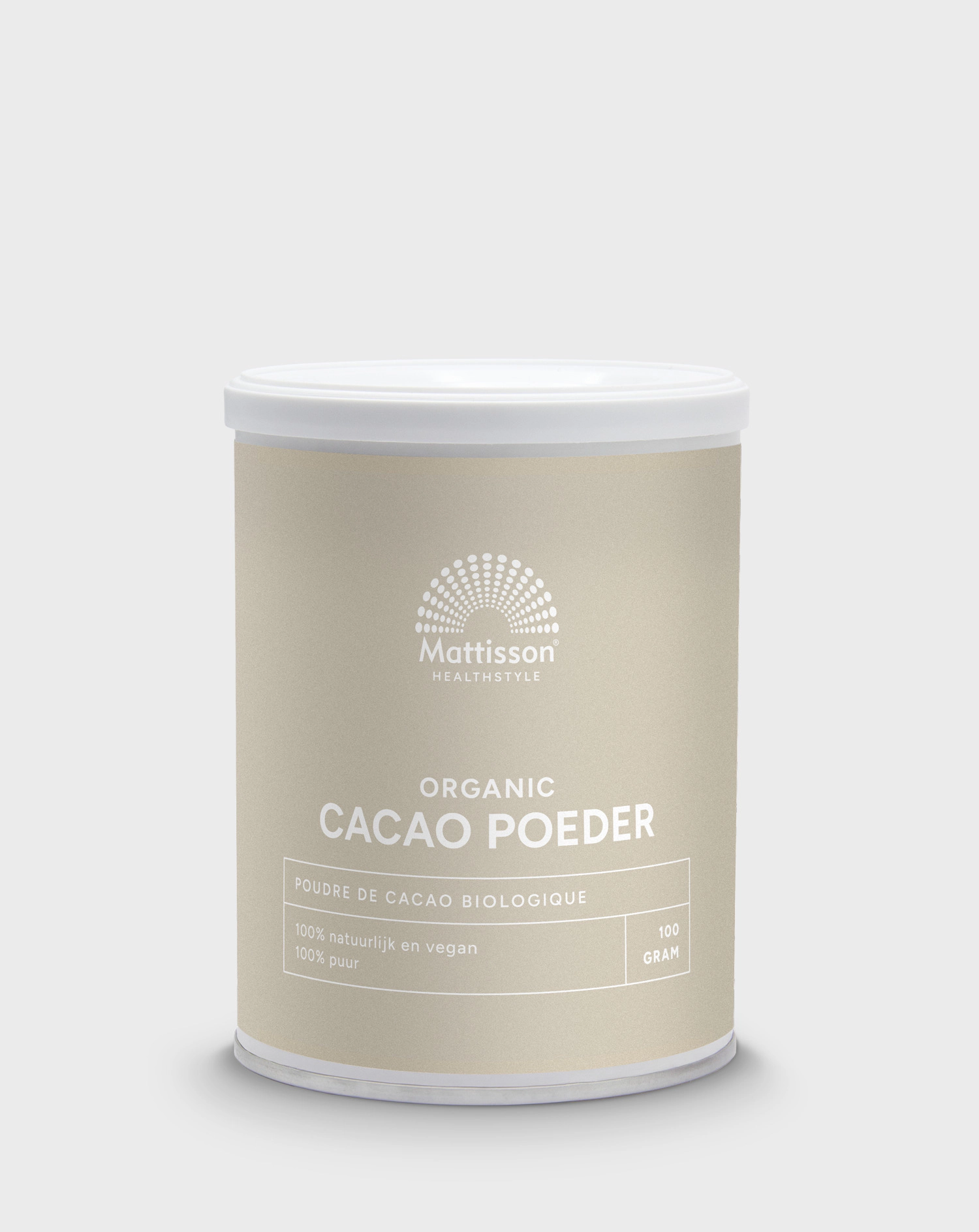 Mattisson Cacao poeder bio 100.00 Gram