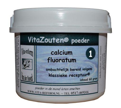 Vitazouten Calcium fluoratum poeder nr. 01 60 Gram