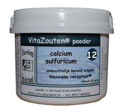 Vitazouten Calcium sulfuricum poeder nr. 12 60.00 Gram