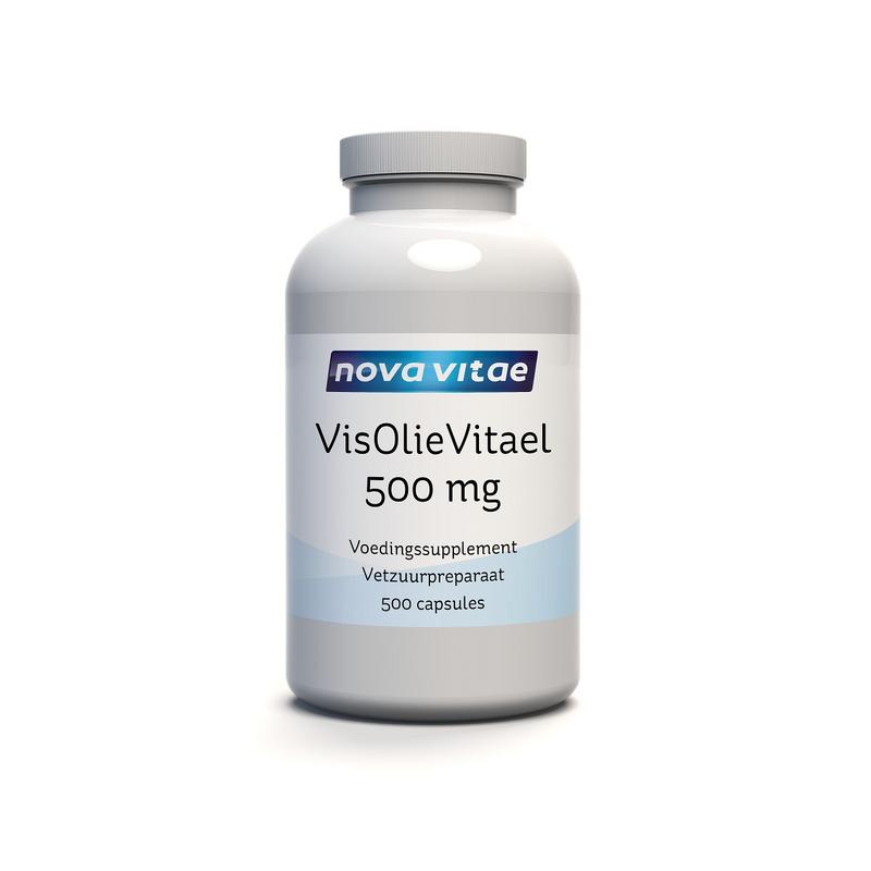 Nova Vitae Visolie vitael 500mg (zalmolie) 500.00 Capsules