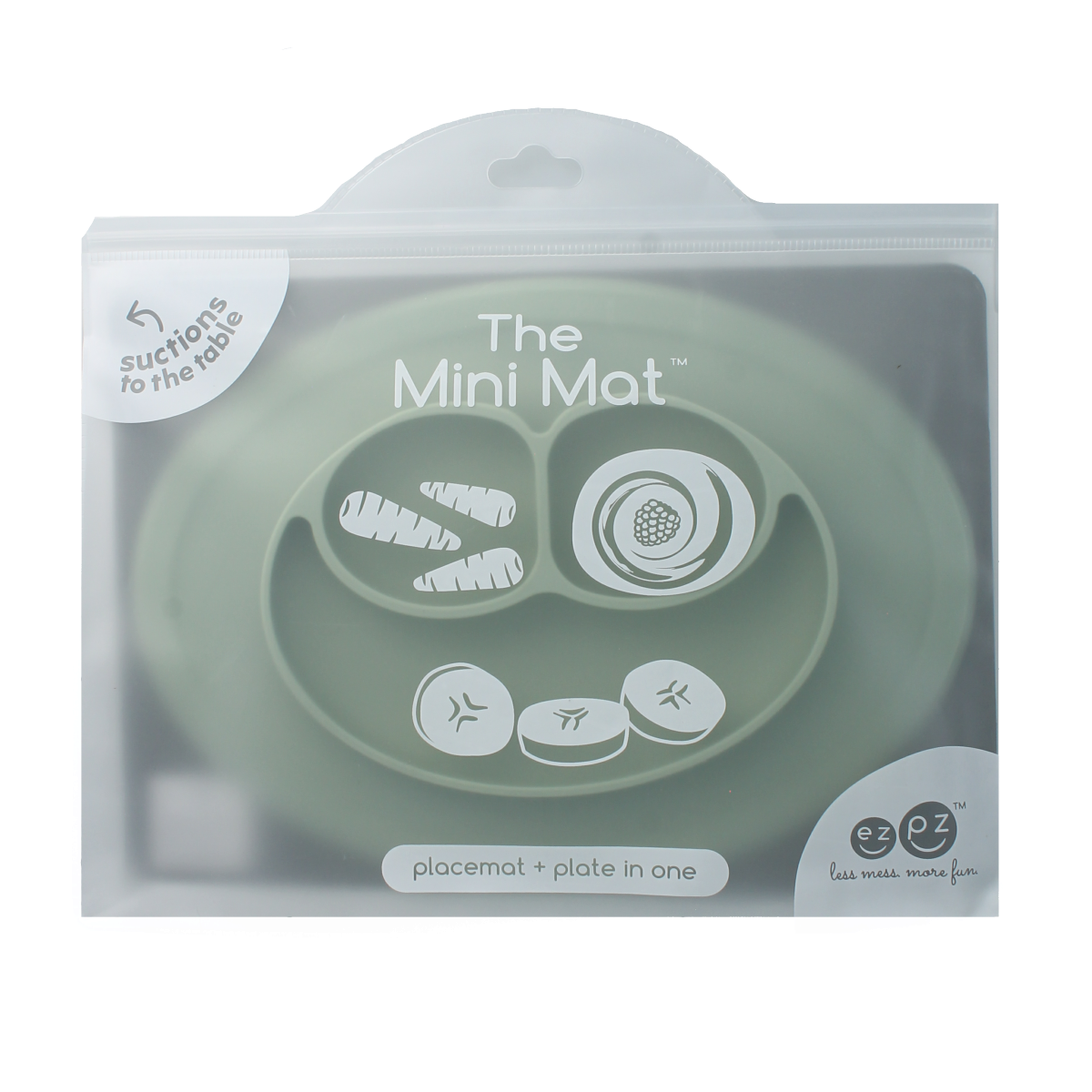 ezpz Mini mat sage 1.00 Stuks
