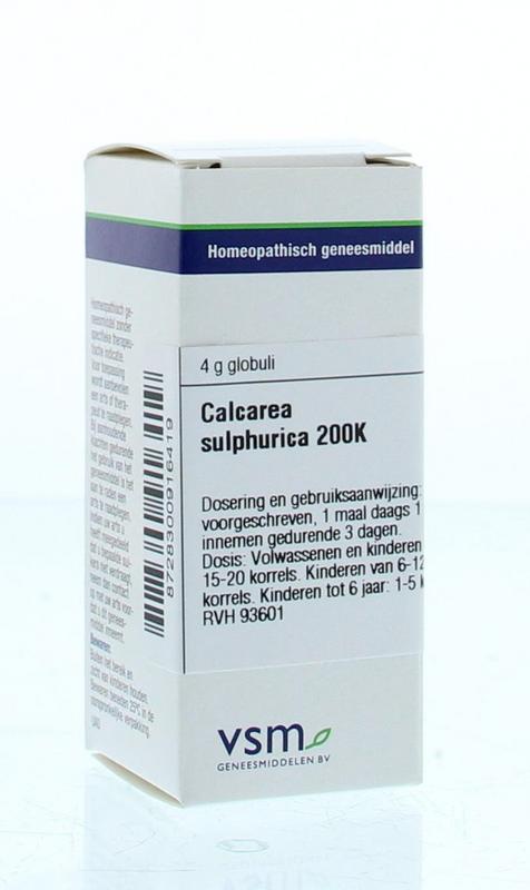 VSM Calcarea sulphurica 200K 4.00 Gram