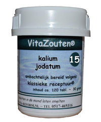Vitazouten Kalium jodatum VitaZout nr. 15 120 Tabletten