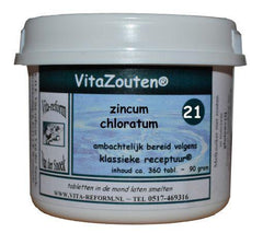 Vitazouten Zincum chloratum/mur. VitaZout nr.21 360 Tabletten