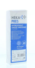 Hekapres Hydrofiel gaaskompres 5 x 5 niet steriel 100 Stuks