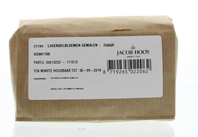 Jacob Hooy Lavendel gemalen 250 Gram