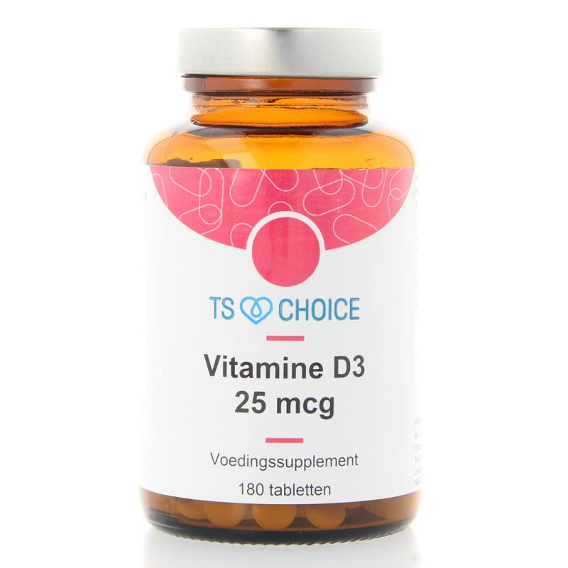 TS Choice Vitamine D3 25mcg 180.00 Tabletten