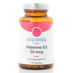 TS Choice Vitamine D3 25mcg 180 Tabletten
