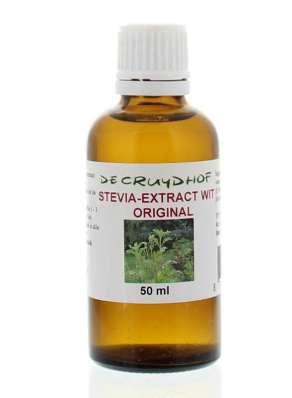 Cruydhof Stevia wit original 50.00 Milliliter