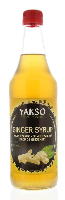 Yakso Gember stroop bio 480.00 Milliliter