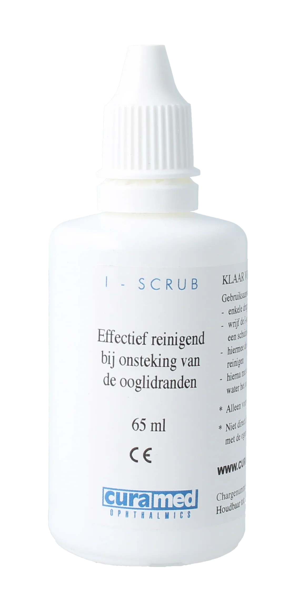Curamed Scrub ooglidrand verzorging 65 Milliliter