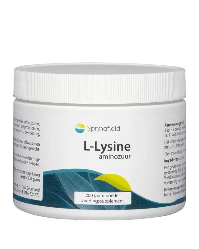 Springfield L-Lysine HCL poeder 200 Gram