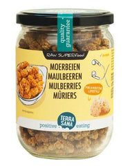 TerraSana Raw moerbei bessen wit in glas bio 190 Gram