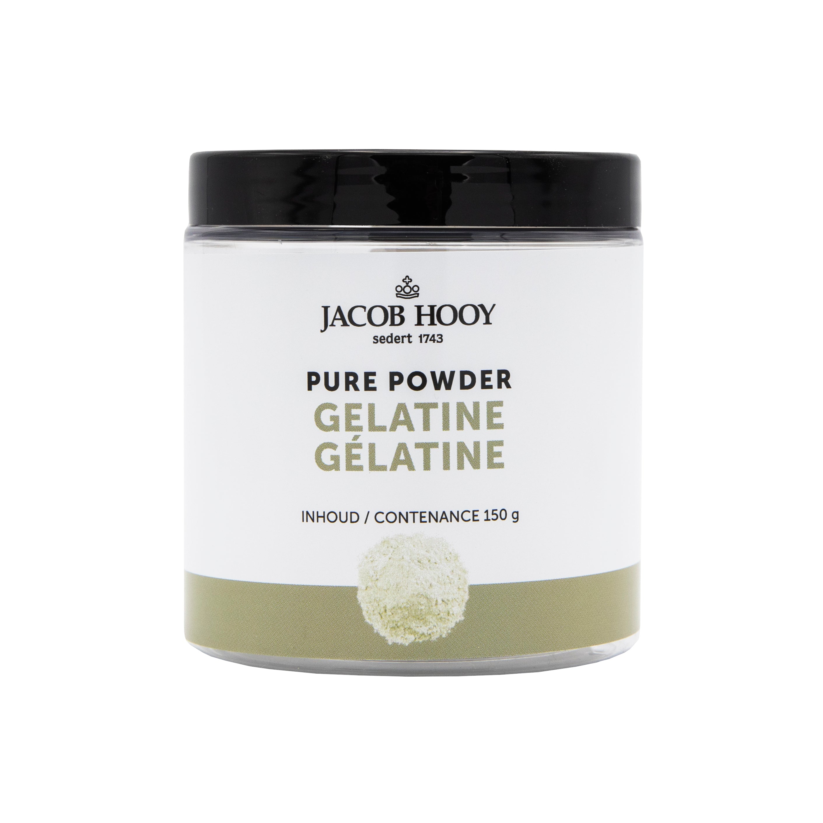 Jacob Hooy Pure Powder gelatine 150.00 Gram