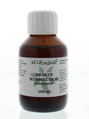 Cruydhof Zwarte kummel olie koudgeperst 100.00 Milliliter