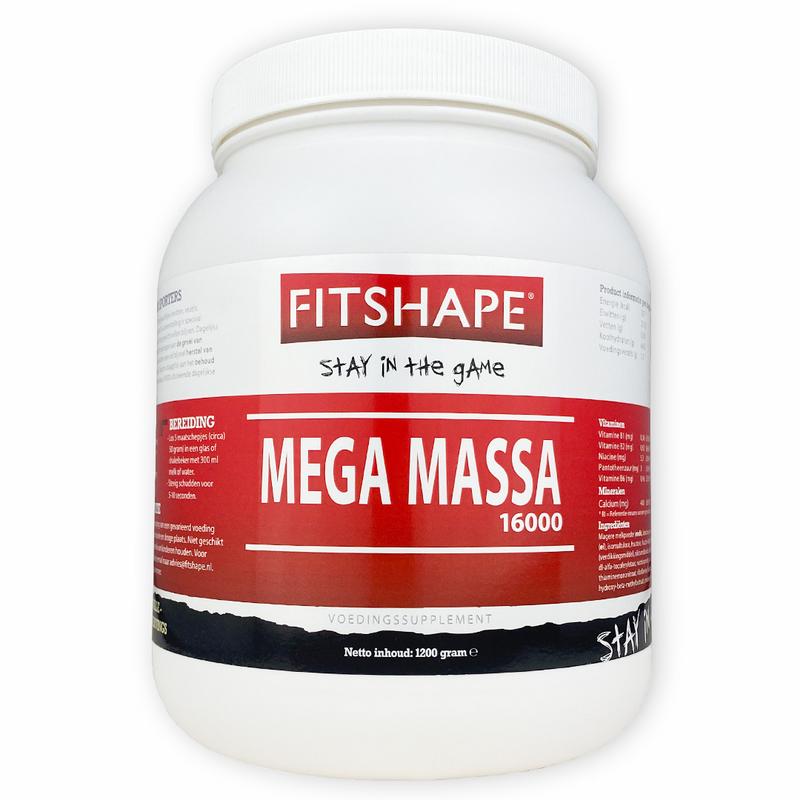 Fitshape Mega 16000 I banaan 1200 Gram