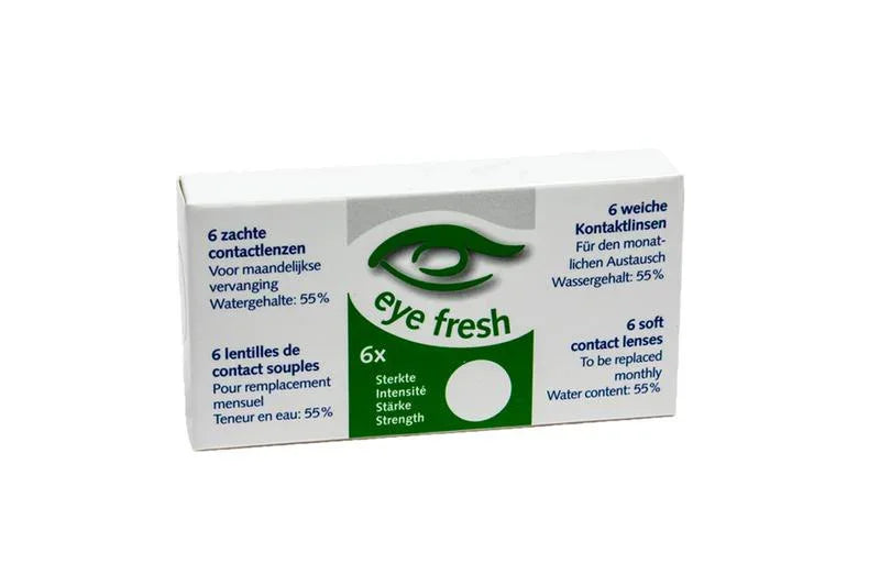 Eyefresh Maandlenzen -3.00 6 Stuks