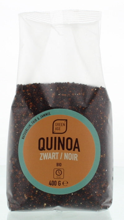 Greenage Quinoa zwart bio 400 Gram