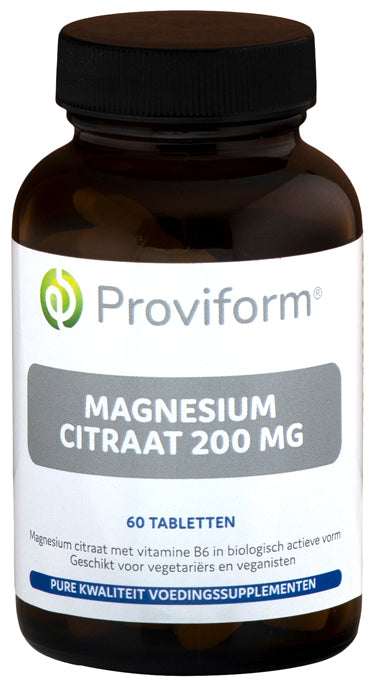 Proviform Magnesium citraat 200 mg & B6 60 Tabletten
