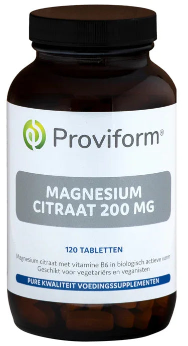 Proviform Magnesium citraat 200 mg & B6 120 Tabletten