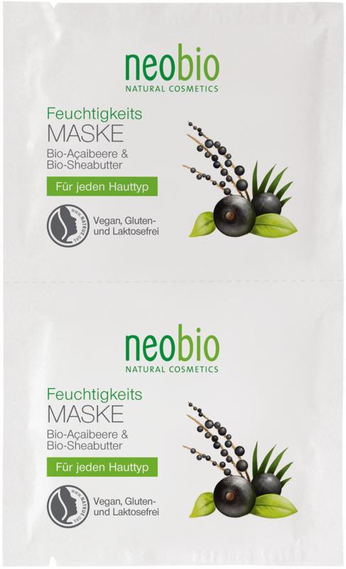 Neobio Vochtigheidsmasker 7,5ml 2 Stuks