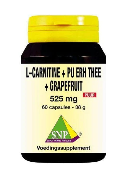 SNP L-Carnitine pu erh grapefruit 60 Capsules