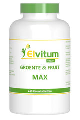 Elvitum Groente en fruit max 240 Kauwtabletten