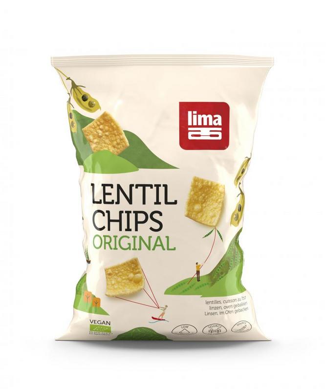 Lima Lentil linzen chips original bio 90 Gram