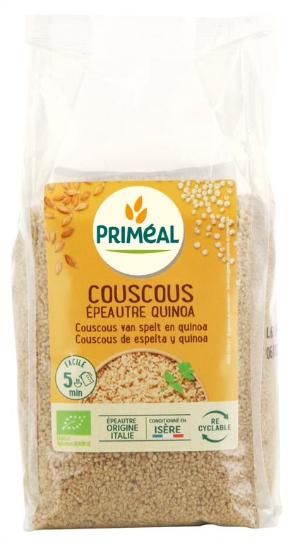 Primeal Couscous quinoa spelt bio 500.00 Gram