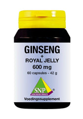 SNP Ginseng + royal jelly 600 mg 60 Capsules