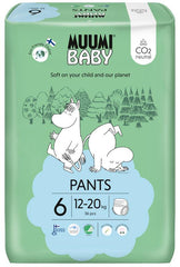 Muumi Baby Ecologische luierbroekjes maat 6 junior 12-20kg 36 Stuks