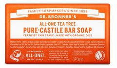 Dr Bronners Barsoap tea tree 140.00 Gram