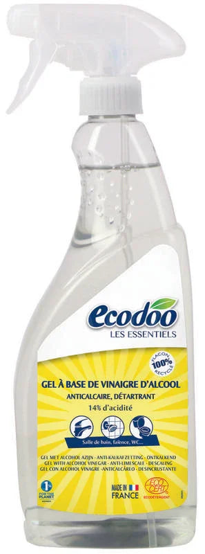 Ecodoo Gel azijn ontkalkend- anti-kalkafzetting bio 750.00 Milliliter