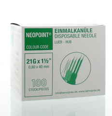 Neopoint Injectienaald steriel 0.8 x 40 100 Stuks
