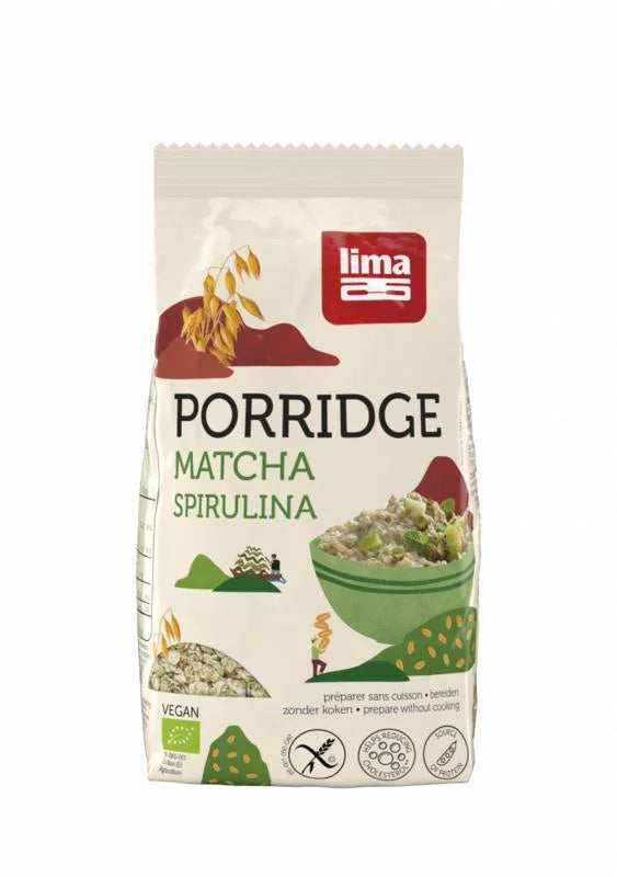 Lima Porridge express matcha spirulina bio 350 Gram