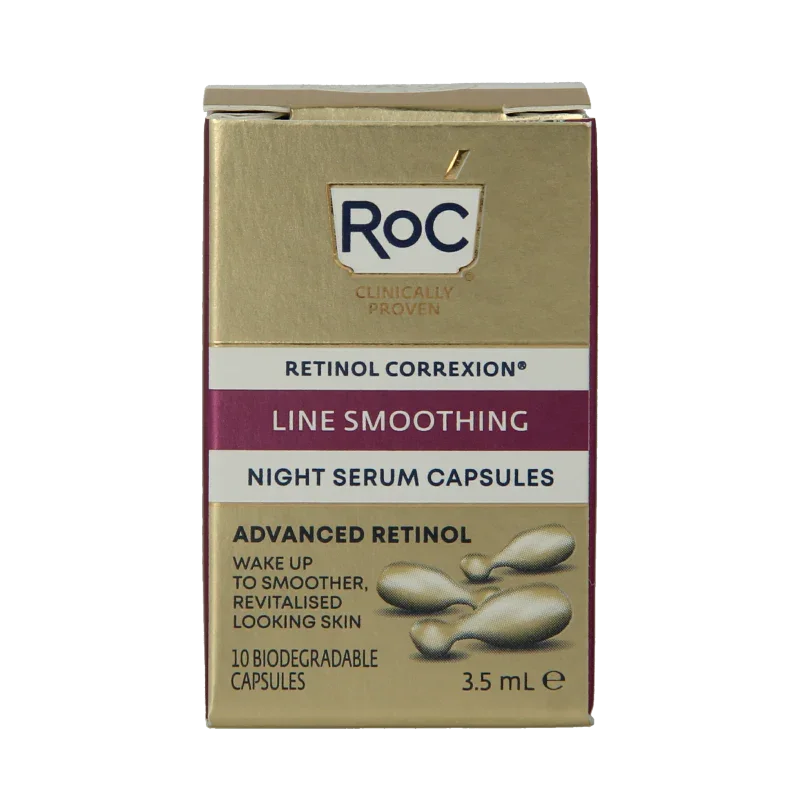 ROC Retinol correxion line smoothing night serum 10 Capsules