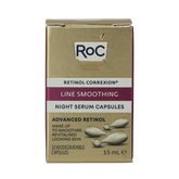 ROC Retinol correxion line smoothing night serum 10 Capsules
