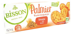 Bisson Palmier bladerdeegkoekjes sesam bio 100.00 Gram