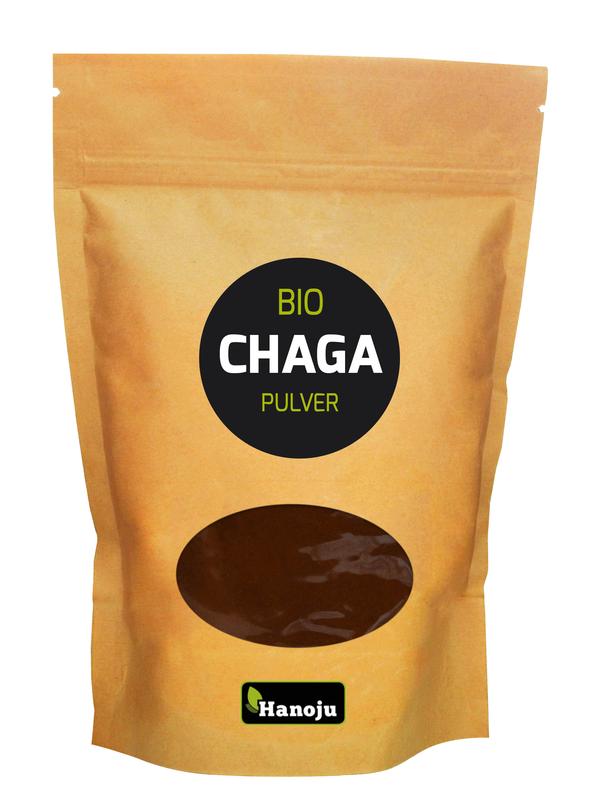 Hanoju Chaga poeder bio 250.00 Gram