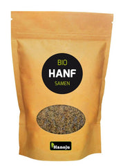Hanoju Hennep zaden paper bag bio 500.00 Gram