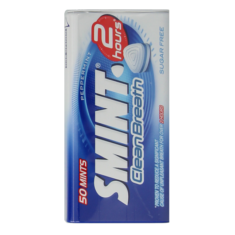 Smint Clean breath peppermint 50.00 Stuks