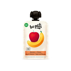Beplus Knijpfruit 100% apple banana bio 100 Gram