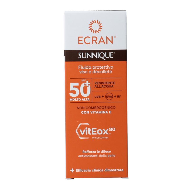 Ecran Sunique facial en decollete SPF50 50 Milliliter
