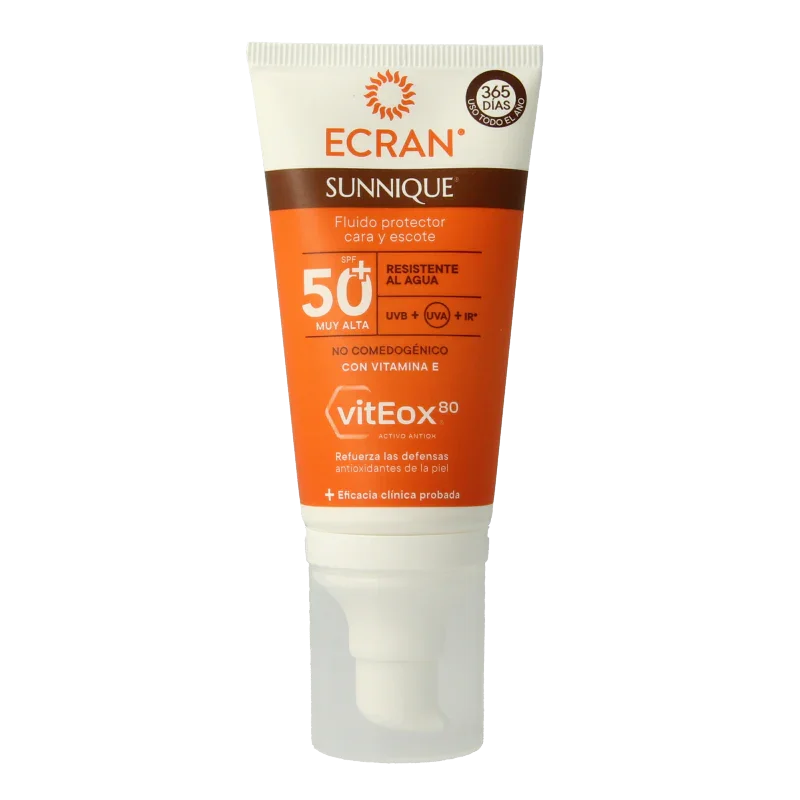 Ecran Sun gezichtscreme 24h SPF50+ 50 Milliliter