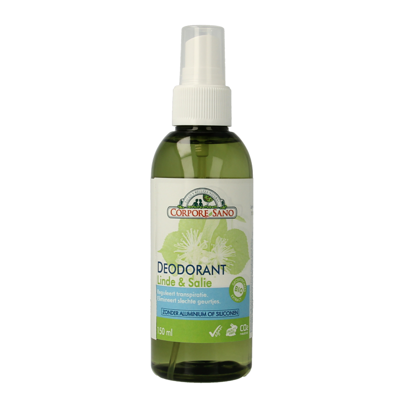 Corpore Sano Deodorant spray salie en linde 150 Milliliter